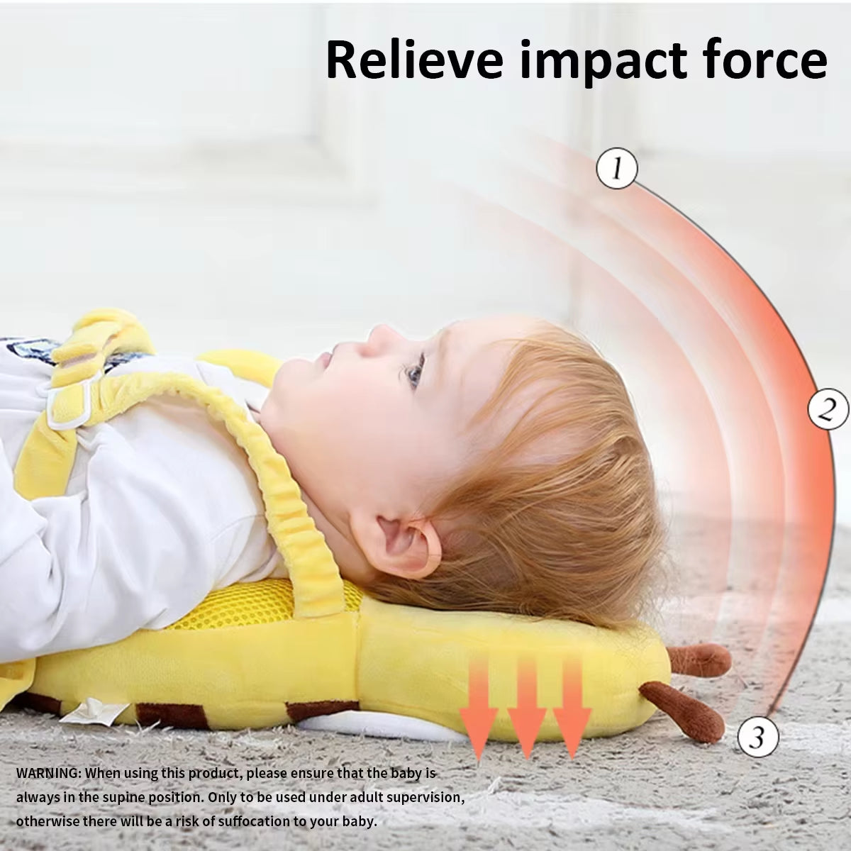 Kids Pillows Head Protector Baby Pillow Learn Walk Headgear Prevent Injured Safety Pad Prevention Fall Head Protection for Baby
