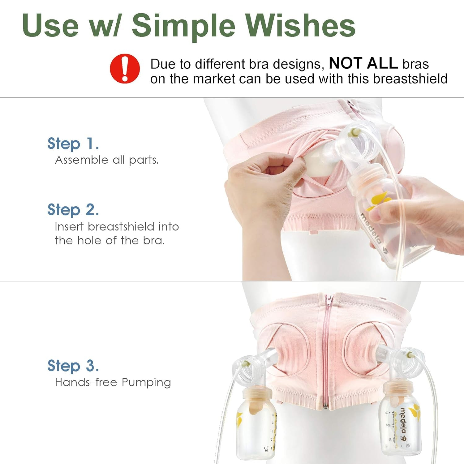 Breast Pump Kit Compatible with Medela Pump in Style Advanced Breast Pumps;2 Breastshields (One-Piece, 25Mm), 4 Valve, 6 Membrane, & 2 Pump-In-Style Tubing Can Replace Medela Pumpin Style Valve